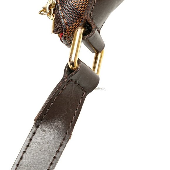 LOUIS VUITTON Brown Damier Leather Shoulder Bag - Picture 6 of 12